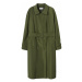 MANGO Tenký kabát zelená