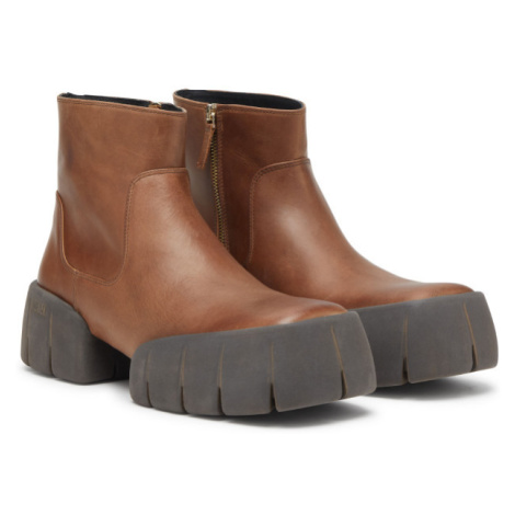 Kotníková obuv diesel tex d-tex bt shoes cappuccino