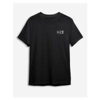 Trendyol Black Text Printed Regular Cut T-shirt