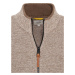 Svetr camel active knitted jacket hnědá