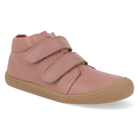 Barefoot dětské kotníkové boty Koel - Boba Old Pink růžové Koel4kids