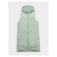 4F VEST JACKET F114 Dámská vesta US 4FWSS24TVJAF114 LIGHT GREEN