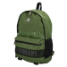 Stylový studentský látkový batoh Darko, zelená