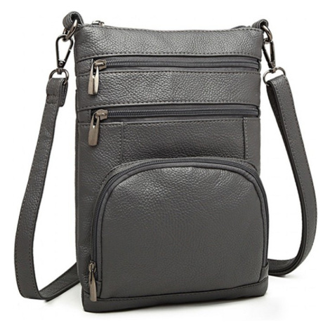 Konofactory Šedá malá crossbody kabelka "Enigma"