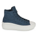 Converse CHUCK TAYLOR ALL STAR MOVE PLATFORM COLORFUL SUEDE Modrá