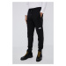 Bavlněné kalhoty The North Face pánské, černá barva, hladké, NF0A4SVQJK31