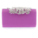 DGN 260-23y Women's Evening Dress Clutch Bag Saraa Purple