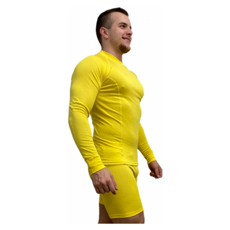 RE-AGTOR triko s dlouhým rukávem pánské Žlutá G - pánské