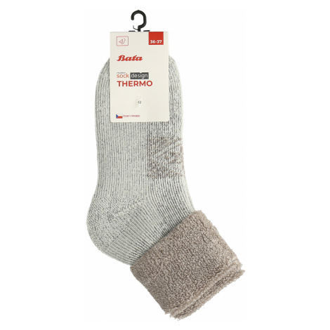 Dámské termo ponožky béžové