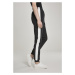 Ladies Striped Crinkle Pants - blk/wht