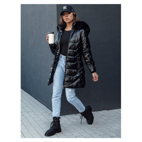 Černá prošívaná dámská bunda TY4483 DStreet