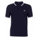 Fred Perry SLIM FIT TWIN TIPPED Modrá