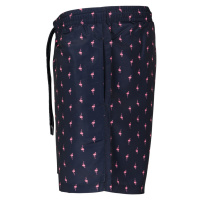 Pánské koupací šortky Urban Classics Pattern Swim Shorts - flamingo