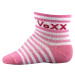 Voxx Fredíček Kojenecké prodyšné ponožky - 3 páry BM000000640200100686 mix pruhy/holka