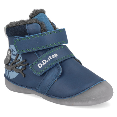 Dětské zimní boty D.D.step - W015-42249 modré