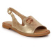 Zlaté zdobené sandály W Filippo