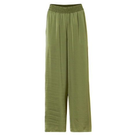 Bonprix BODYFLIRT saténové kalhoty Barva: Zelená, Mezinárodní