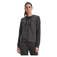 UNDER ARMOUR-Rival Terry FZ Hoodie-GRY Šedá