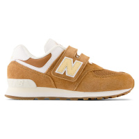 Dětské boty New Balance PV574CC1 – hnědý