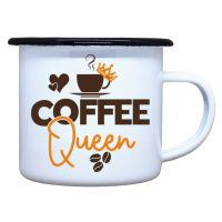 DOBRÝ TRIKO Plecháček s potiskem Coffee queen