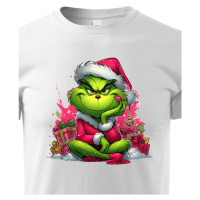 Dětské triko Grinch s dárky - skvělé vánoční triko