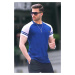 Madmext Navy Blue Men's T-Shirt 5257