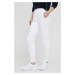 Kalhoty Armani Exchange dámské, bílá barva, hladké, 8NYPFX YJ68Z NOS