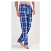 Pánské pyžamové kalhoty Vienetta Secret Tomáš | modrá