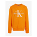 Oranžová klučičí mikina Calvin Klein Jeans