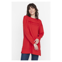 Trendyol Sweatshirt - Red - Regular fit