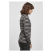 Ladies Y/D Turtleneck L/S - asphalt/black