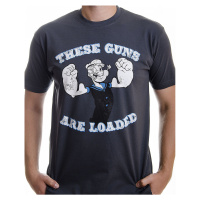 Pepek námořník tričko, These Guns Are Loaded, pánské