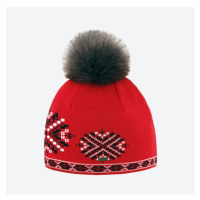 KAMA A157 dámská pletená Merino čepice, červená