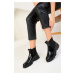 Soho Women's Black Boots & Bootie 18700