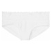 Victorias Secret bílé pohodlné kalhotky Lace-waist Hiphugger