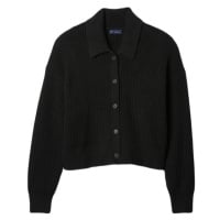 GAP CASHSOFT SHAKER COLLAR CARDI Dámský svetr, černá, velikost