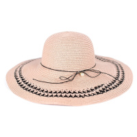 Letní klobouk Art of Polo 22118 Silvan Světle růžová