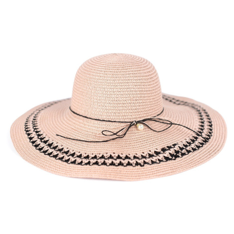 Letní klobouk Art of Polo 22118 Silvan Světle růžová