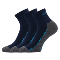 Voxx Vector Unisex ponožky s volným lemem - 3 páry BM000000615800101466 tmavě modrá