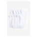 H & M - Sportovní ponožky z materiálu DryMove™ 5 párů - bílá