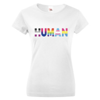 Dámské tričko s potiskem Human - LGBT pánské tričko