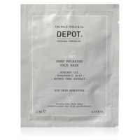 Depot No. 807 Deep Relaxing Face Mask zklidňující a hydratační maska pro muže 13 ml