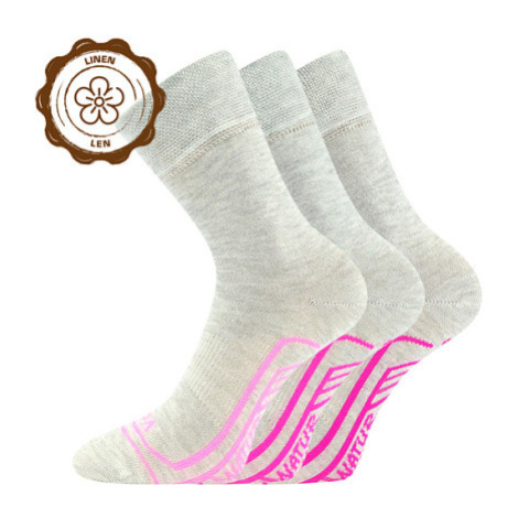 Voxx Linemulik Dětské lněné ponožky - 3 páry BM000003439100100023 mix holka