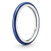 Pandora Minimalistický stříbrný prsten s modrým smaltem 199655C02 50 mm