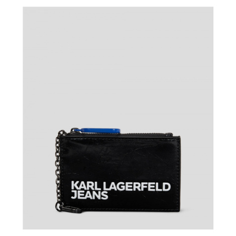 Pouzdro na platební karty karl lagerfeld jeans essential logo pouchette černá