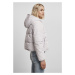 Ladies Puffer Pull Over Jacket - softlilac