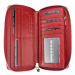 Dámská kožená peněženka Gregorio BT-119 červená