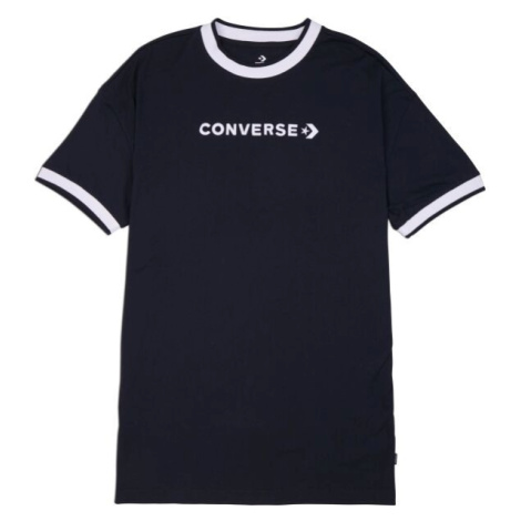 Converse WORDMARK TEE DRESS Dámské šaty, černá, velikost