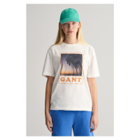 TRIČKO GANT GANT RESORT RELAXED T-SHIRT bílá