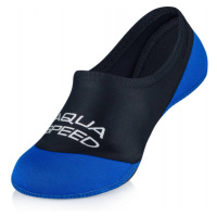 AQUA SPEED Ponožky na plavání Neo Black/Navy Blue Pattern 11